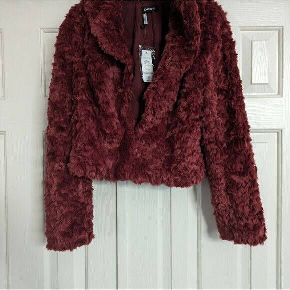 Bebe Gwenna Faux Fur Jacket New with tags - Picture 8 of 8
